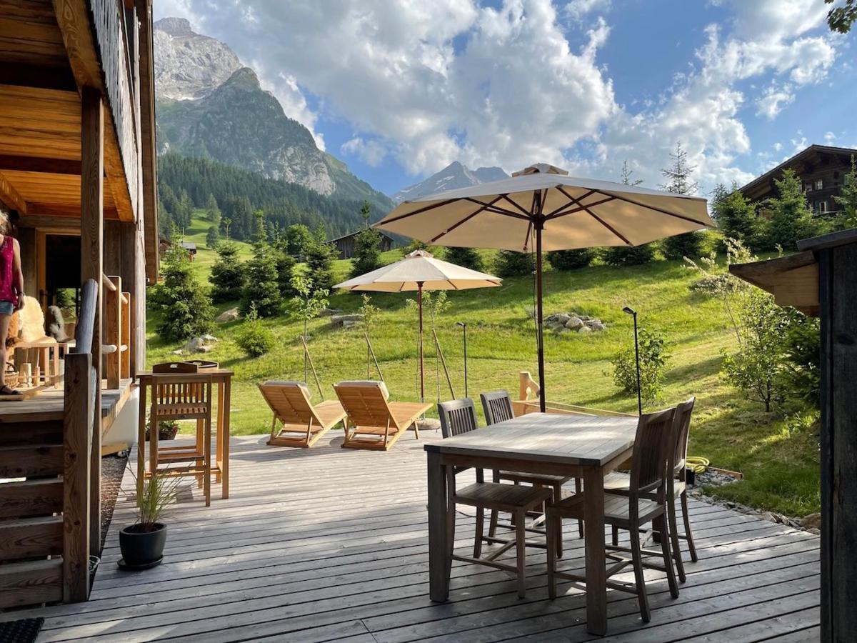 Alpen Charme - Chalet D'Hotes Et Spa Bed and Breakfast Gsteig Εξωτερικό φωτογραφία