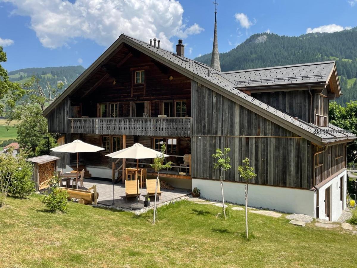 Alpen Charme - Chalet D'Hotes Et Spa Bed and Breakfast Gsteig Εξωτερικό φωτογραφία