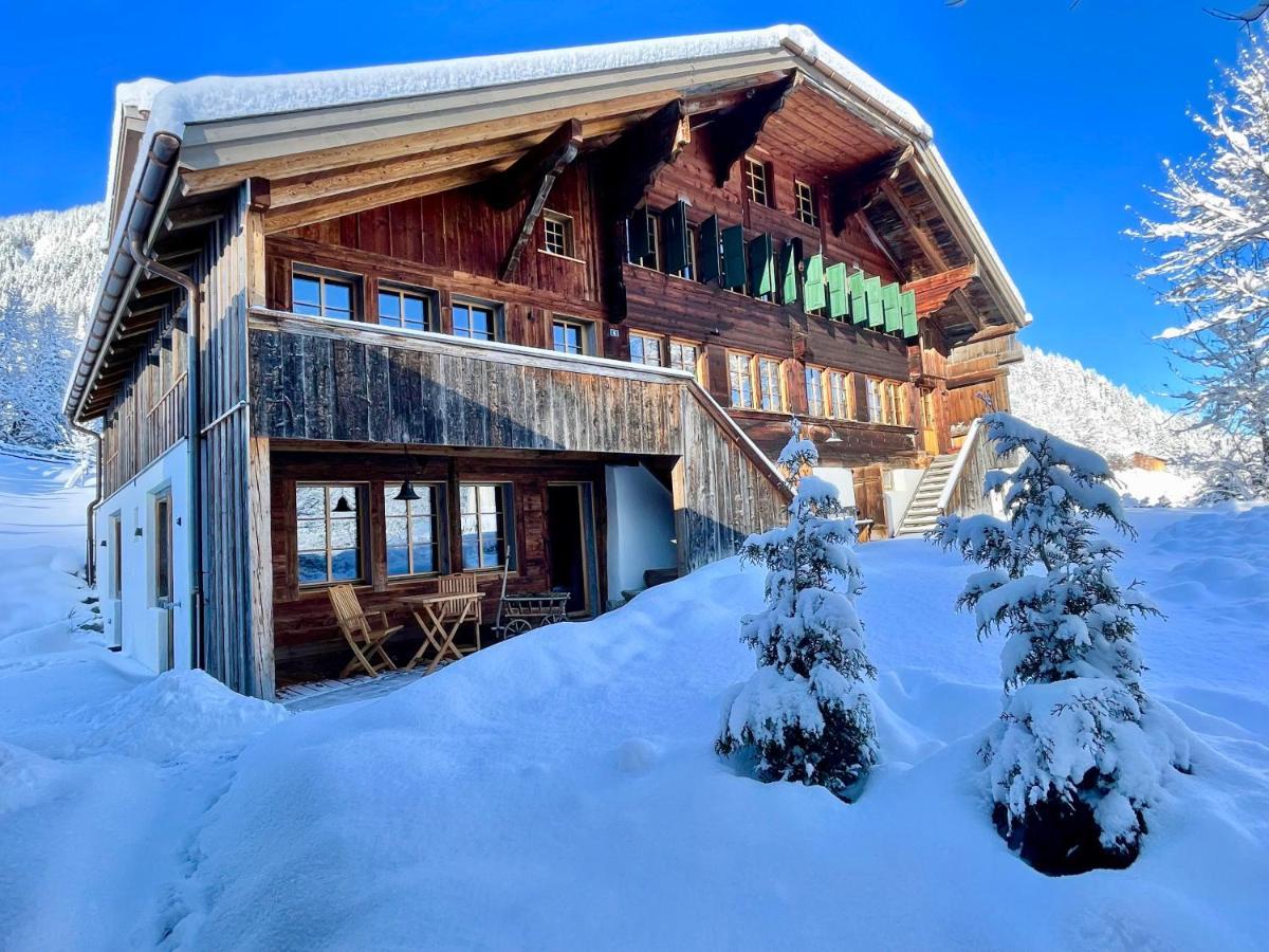 Alpen Charme - Chalet D'Hotes Et Spa Bed and Breakfast Gsteig Εξωτερικό φωτογραφία